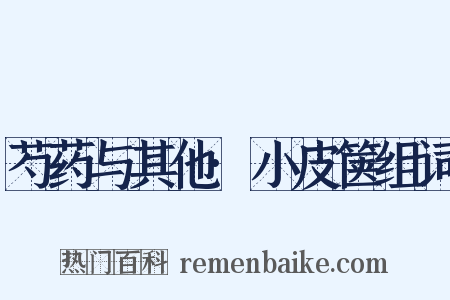 芍药与其他·小皮箧组词是什么意思的图片